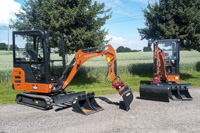 Minibagger Hitachi ZX19